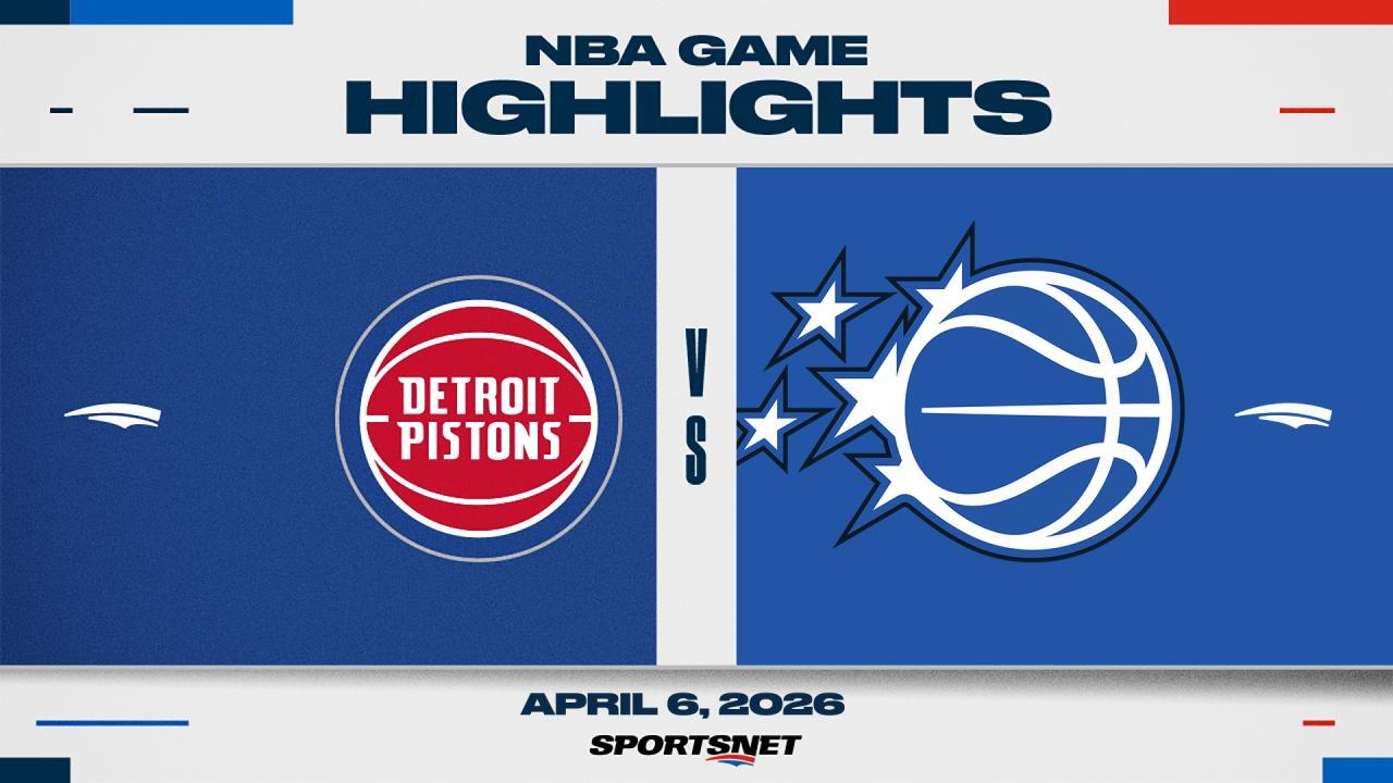 NBA Highlights: Magic 123, Pistons 107