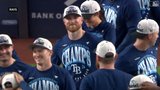 Rays clinch AL East crown after splitting double-header with Yankees