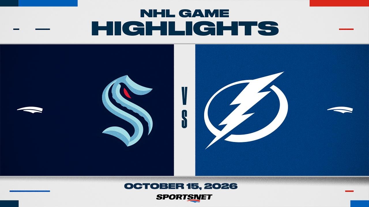 NHL Highlights: Lightning 4, Kraken 3 (OT)
