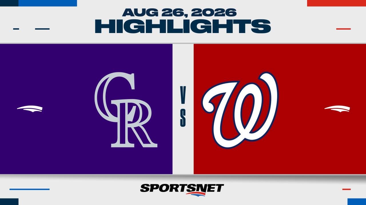 MLB Highlights: Rockies 13, Nationals 1