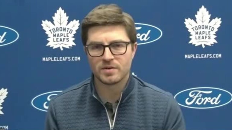 Toronto GM Kyle Dubas discusses the limitations the team faces for their upcoming matchup against the Penguins, and how the Maple Leafs are preparing for their return on the ice.