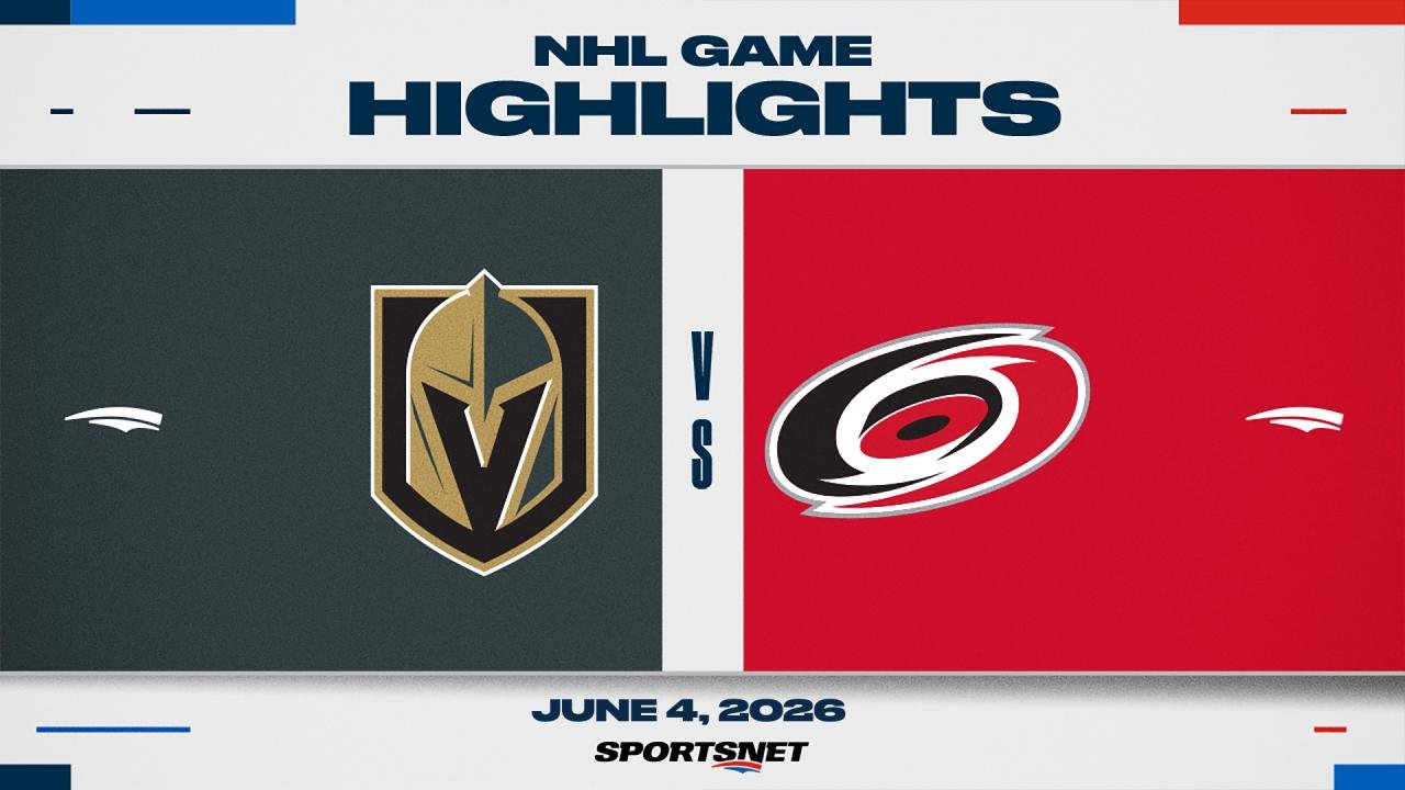 NHL Game 2 Highlights: Hurricanes 4, Golden Knights 3 (OT)