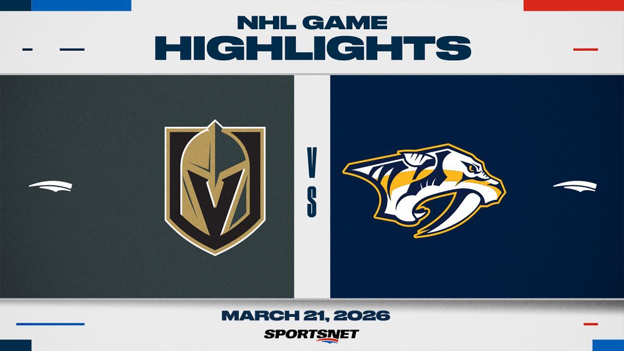 NHL Highlights: Predators 4, Golden Knights 1
