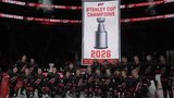 Staal brings Stanley Cup out to storm surge before Hurricanes raise banner