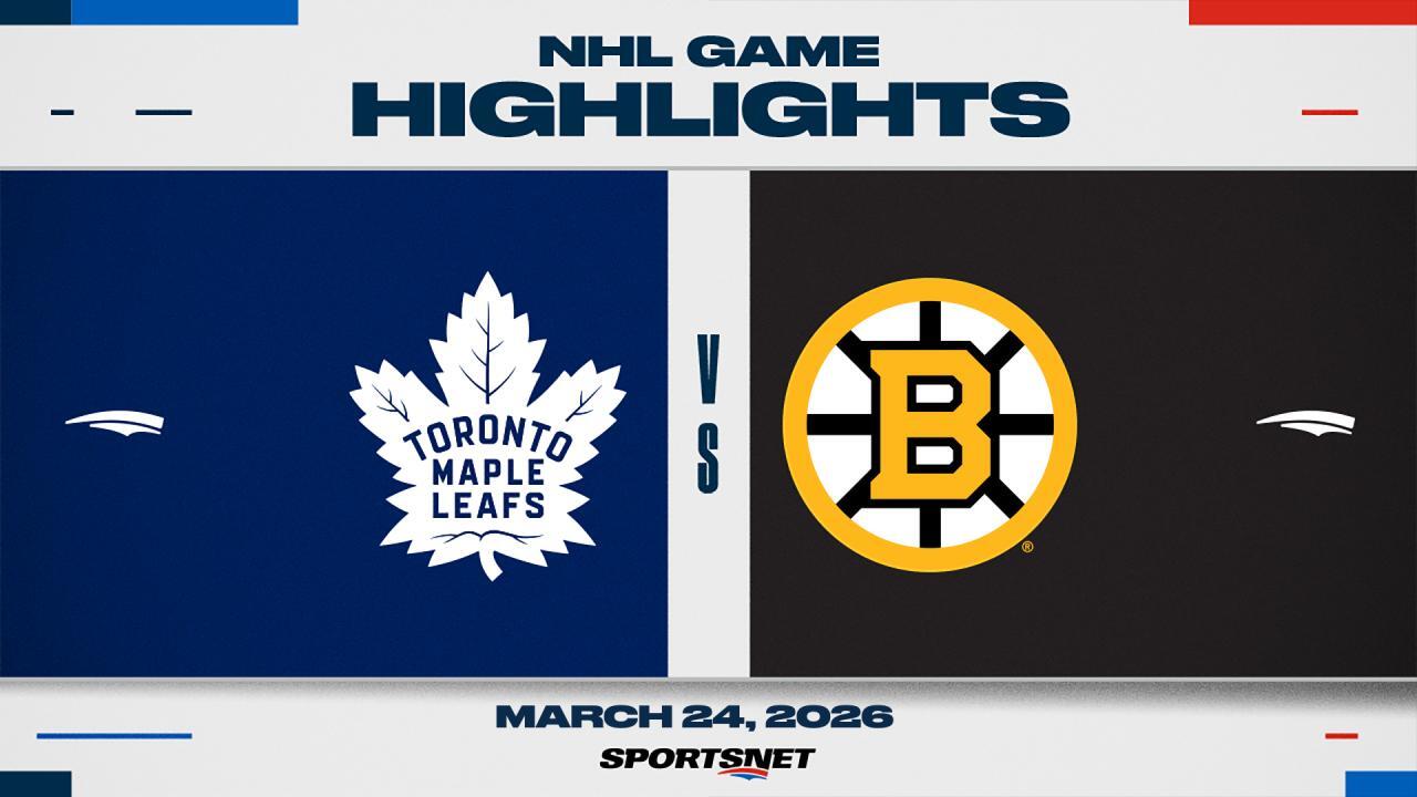 NHL Highlights: Maple Leafs 4, Bruins 2