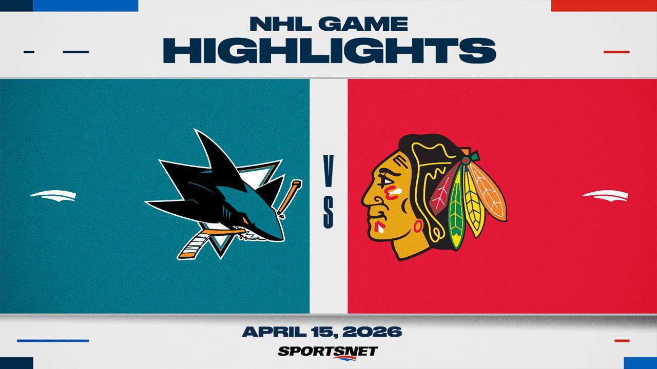 NHL Highlights: Blackhawks 5, Sharks 2