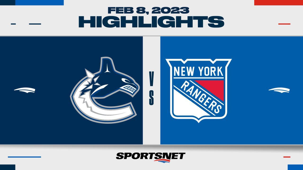 New York Rangers hold off Canucks for third straight win