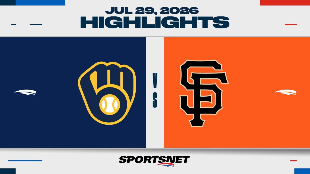 MLB Highlights: Giants 16, Brewers 3