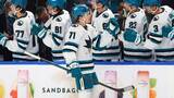 Sharks’ Celebrini unloads heavy one-timer for wicked power-play snipe