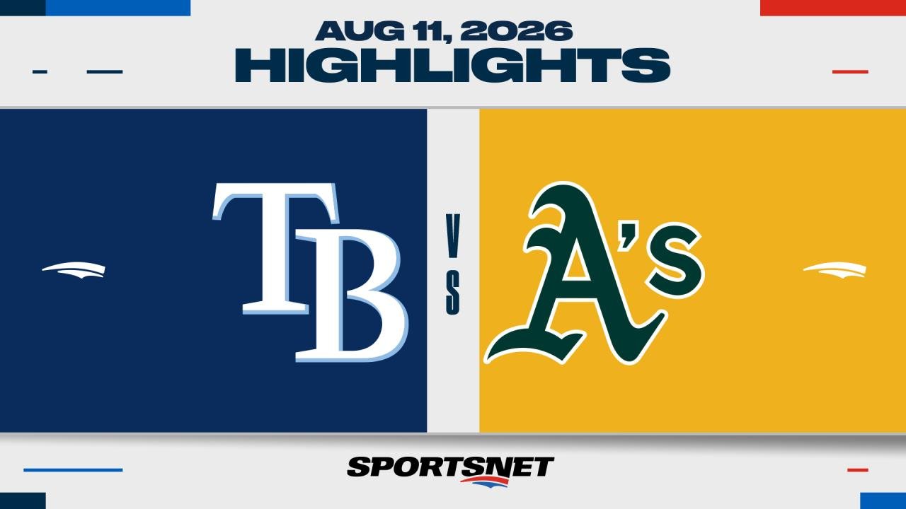 MLB Highlights: Rays 12, Athletics 4
