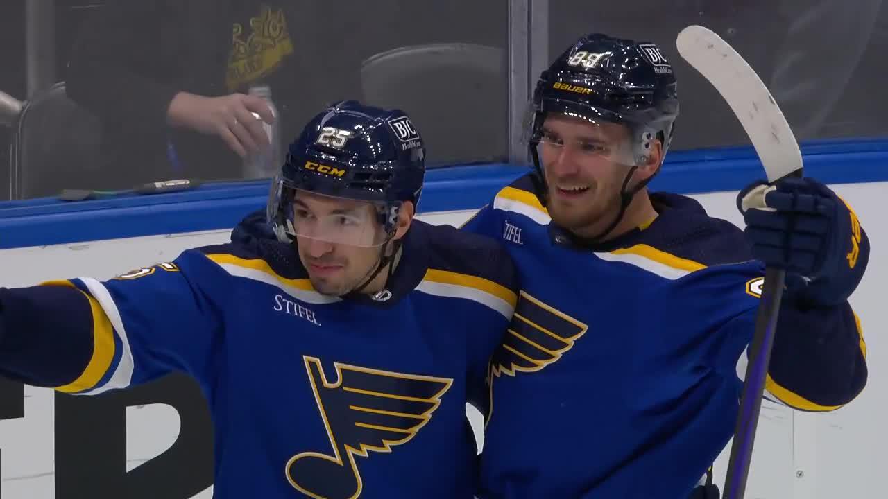 Blues’ Saad and Buchnevich stun Islanders with three goals in 32 seconds