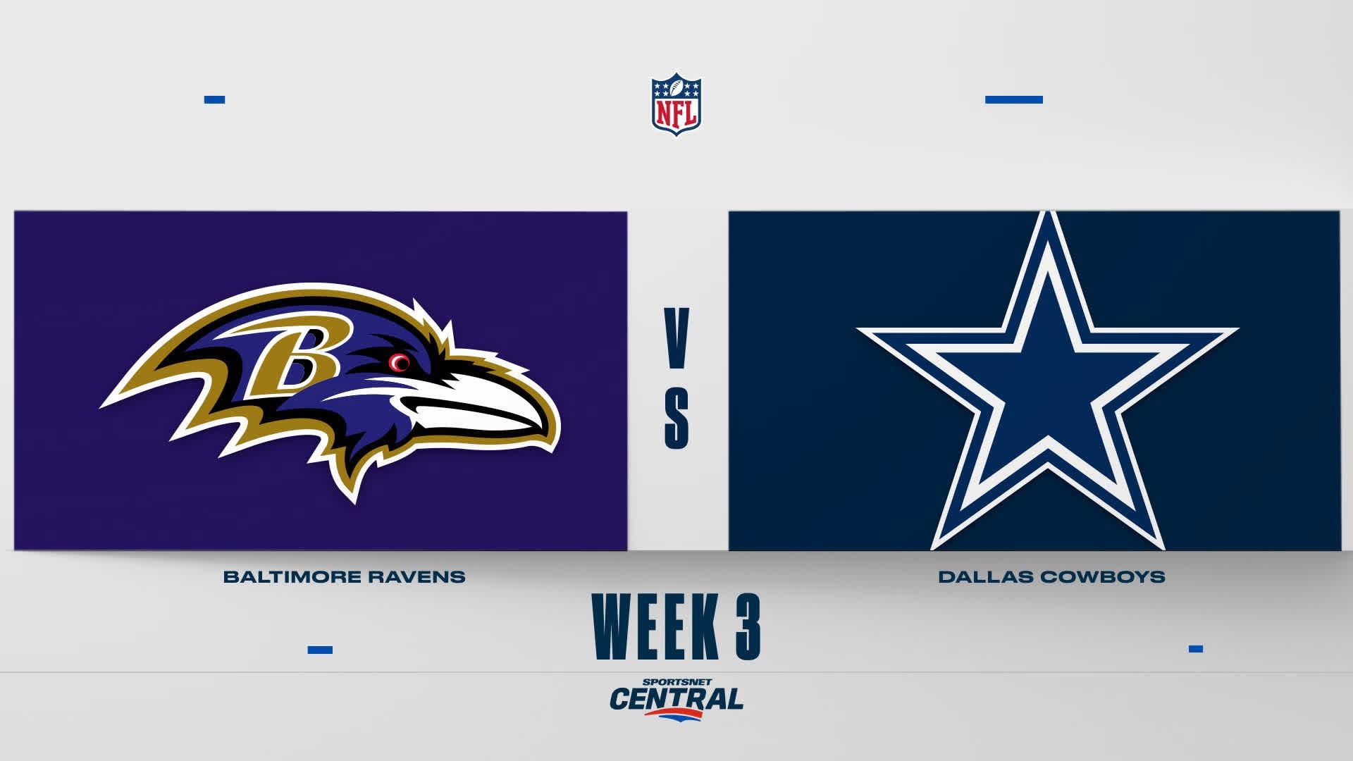 NFL Highlights: Ravens 34, Cowboys 31