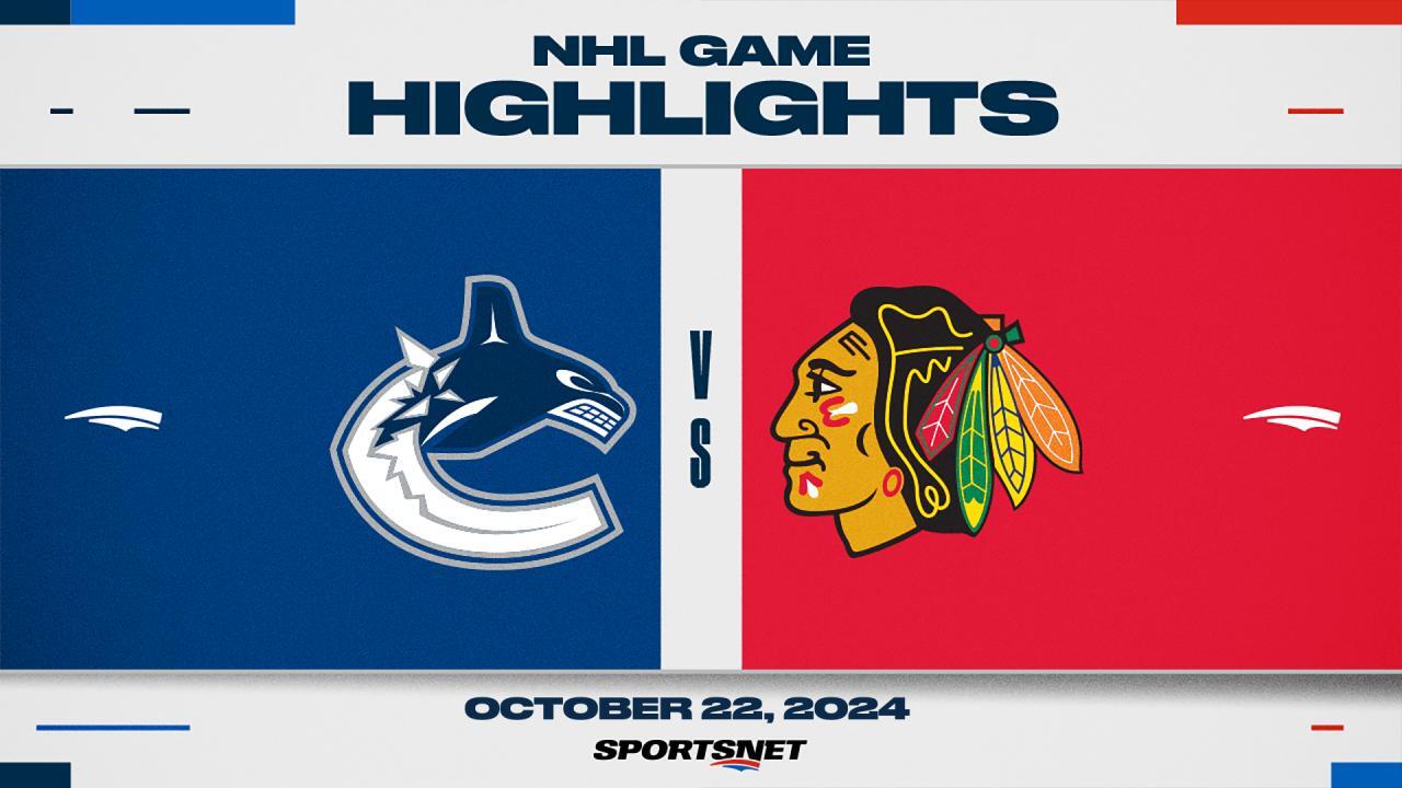 NHL Highlights: Canucks 6, Blackhawks 3