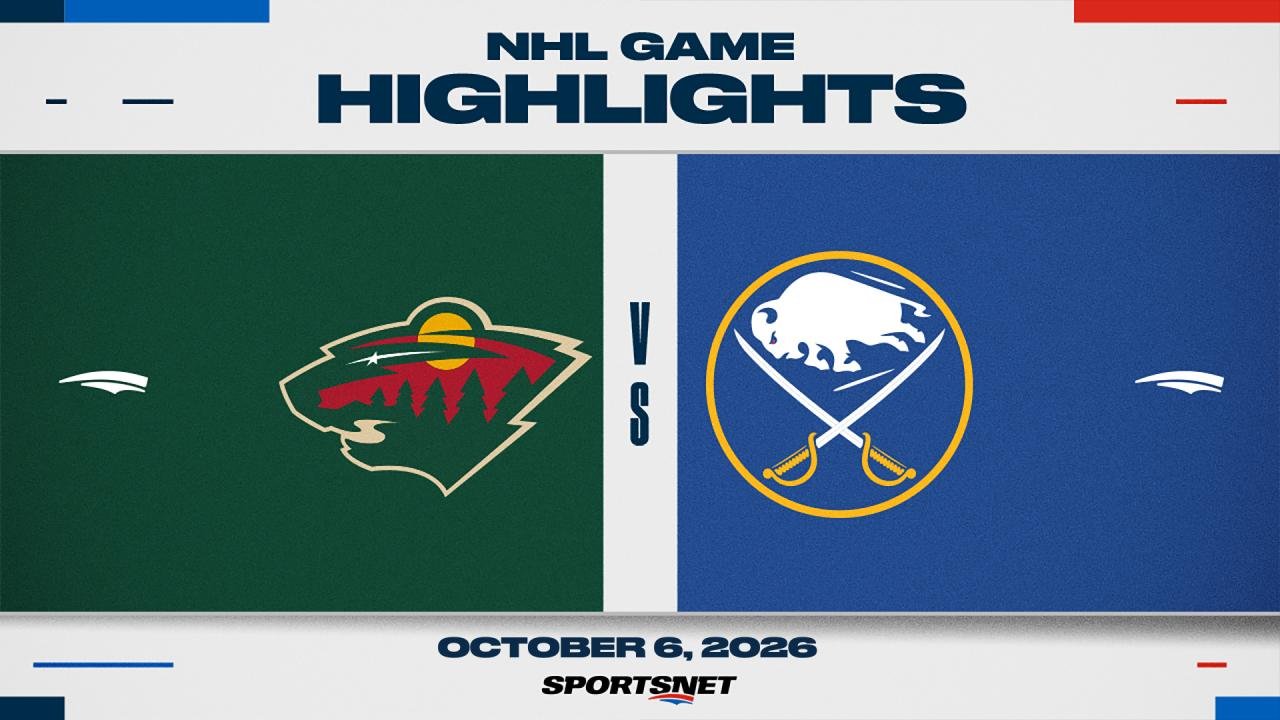 NHL Highlights: Sabres 3, Wild 2 (OT)