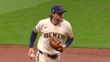Brewers escape bases-loaded jam with clutch double play