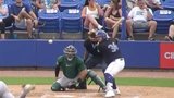Kirk blasts opposite field homer in first game of rehab assignment