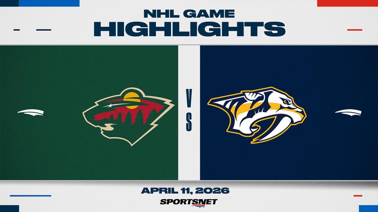 NHL Highlights: Predators 2, Wild 1