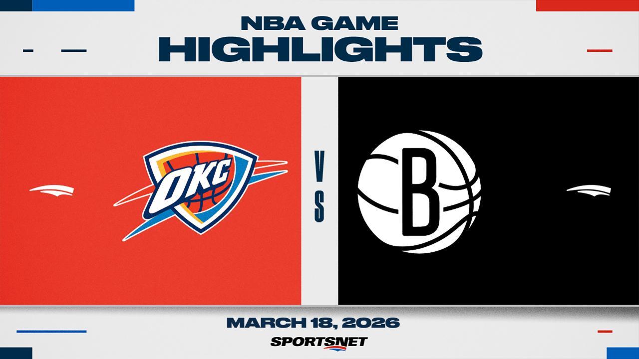 NBA Highlights: Thunder 121, Nets 92
