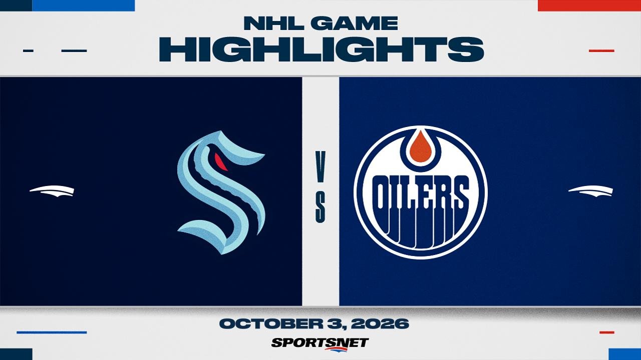 NHL Highlights: Oilers 3, Kraken 1