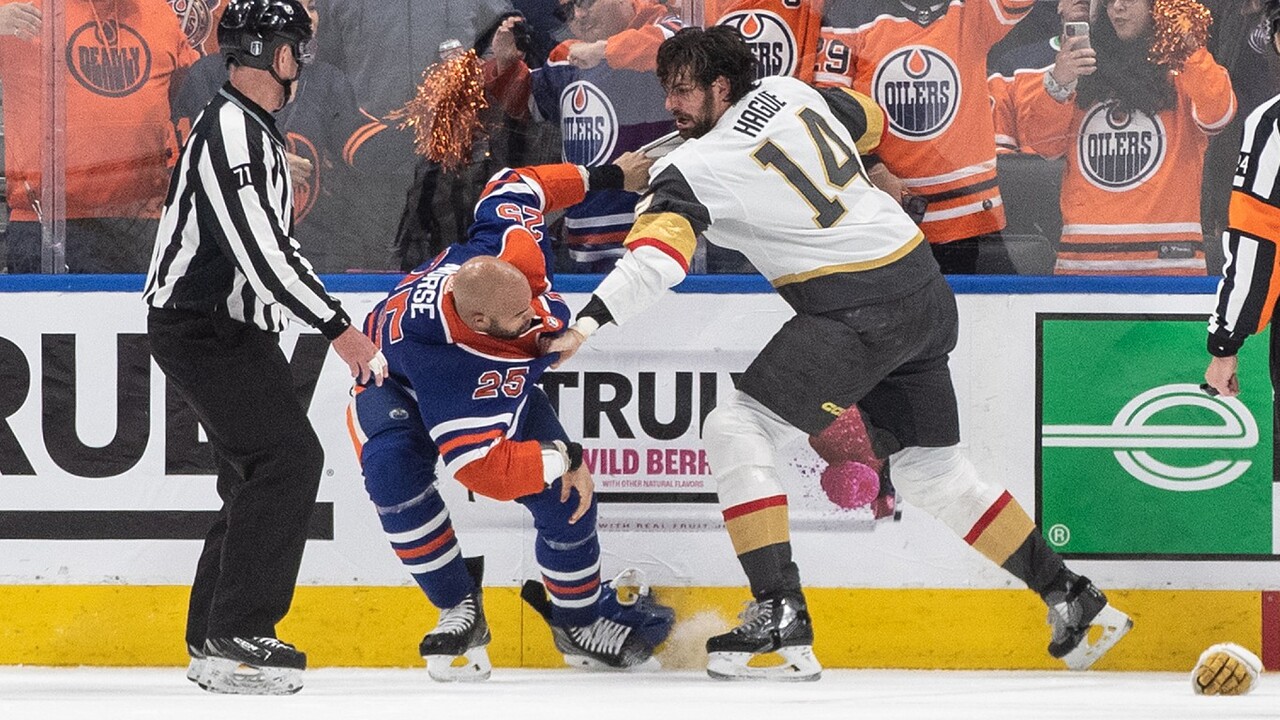 Oilers-Golden Knights the lone NHL playoff game on Saturday night