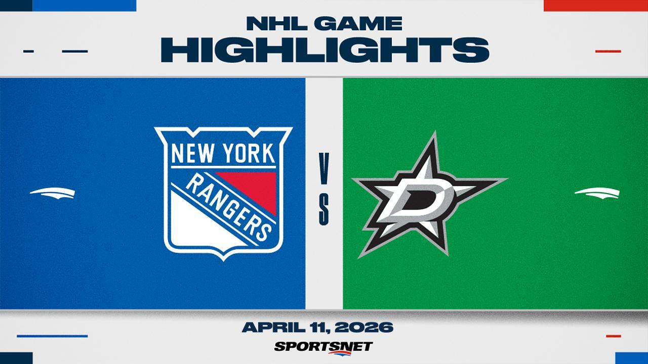 NHL Highlights: Stars 2, Rangers 0