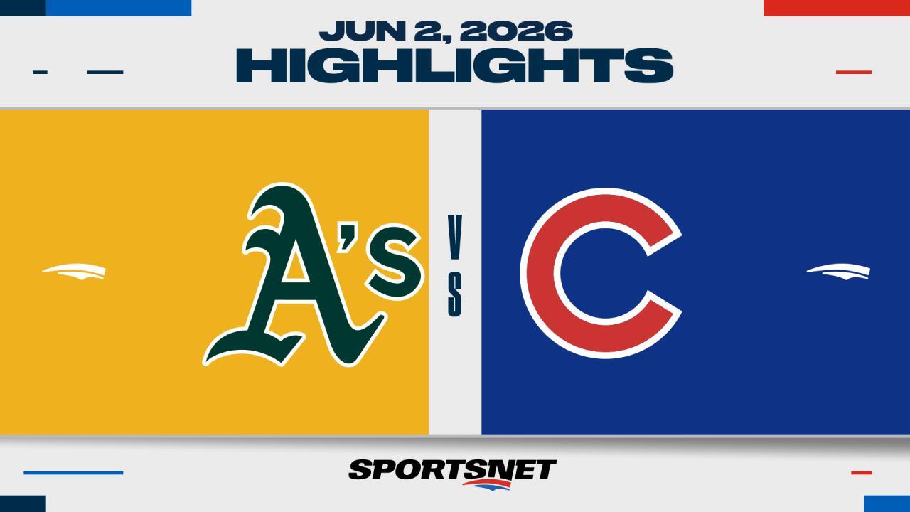 MLB Highlights: Athletics 2, Cubs 1