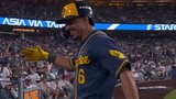 Brewers’ Hamilton smashes 402-foot homer off Dodgers’ Diaz