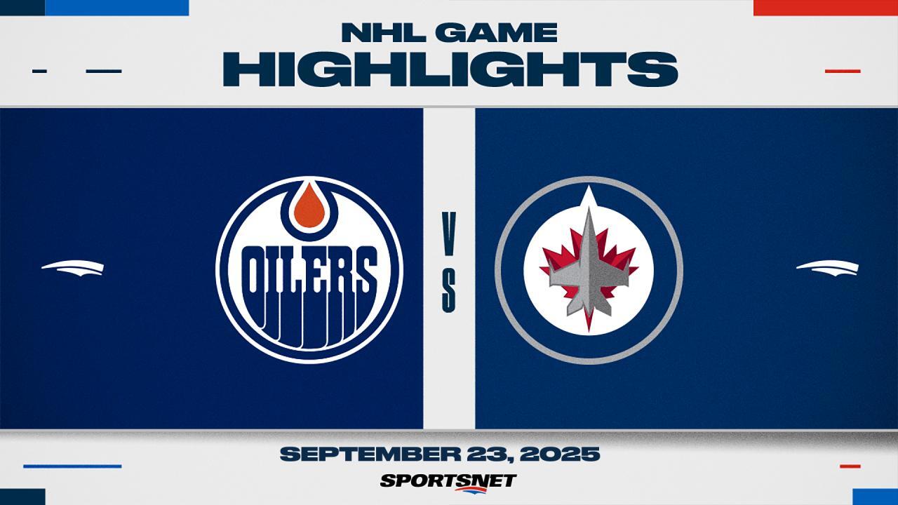 NHL Pre-Season Highlights: Oilers 3, Jets 2