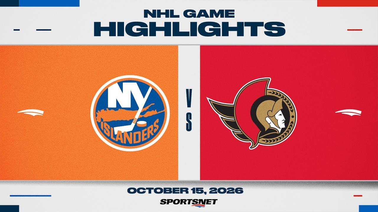 NHL Highlights: Senators 2, Islanders 1 (SO)