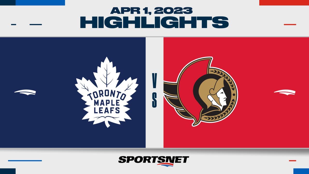 The Toronto Maple Leafs don't show up and give Ottawa Senators