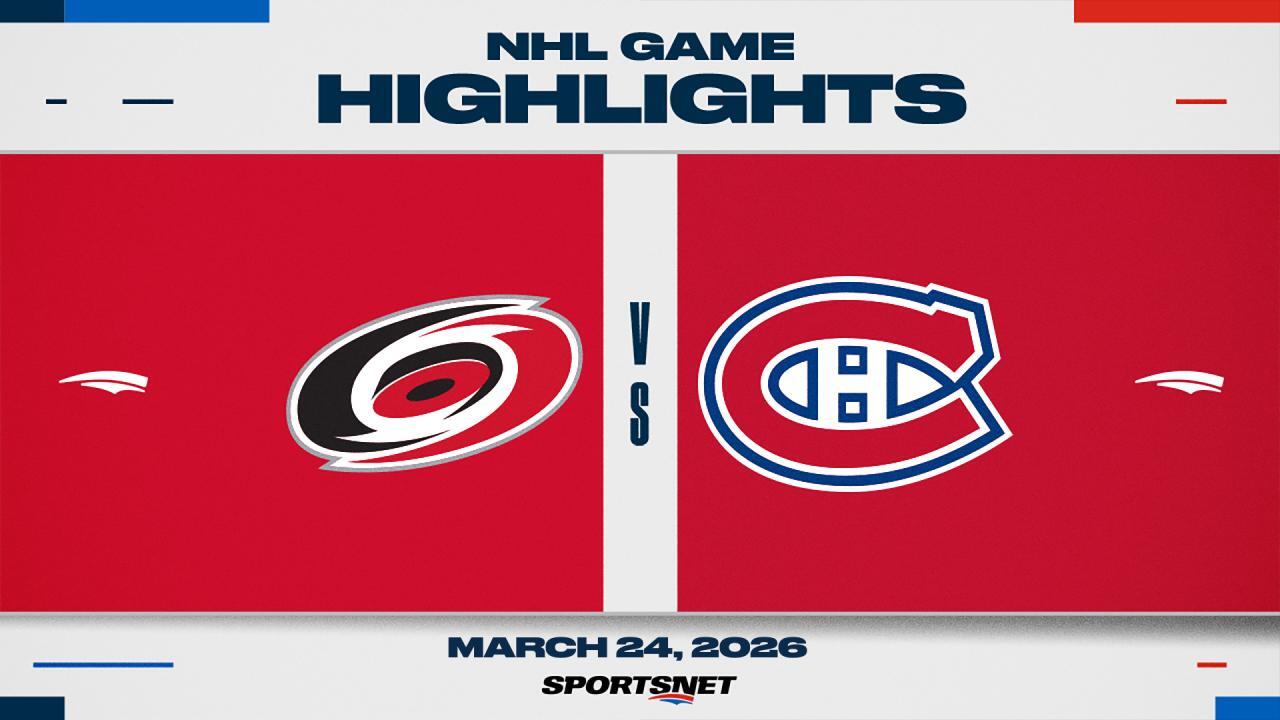 NHL Highlights: Canadiens 5, Hurricanes 2