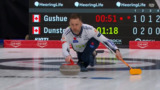 Gushue covers the pin with perfect draw, takes shootout win over Dunstone