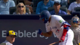Guerrero Jr. pumped after delivering sac fly to open scoring