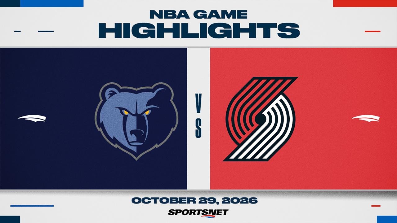 NBA Highlights: Grizzlies 124, Trail Blazers 103
