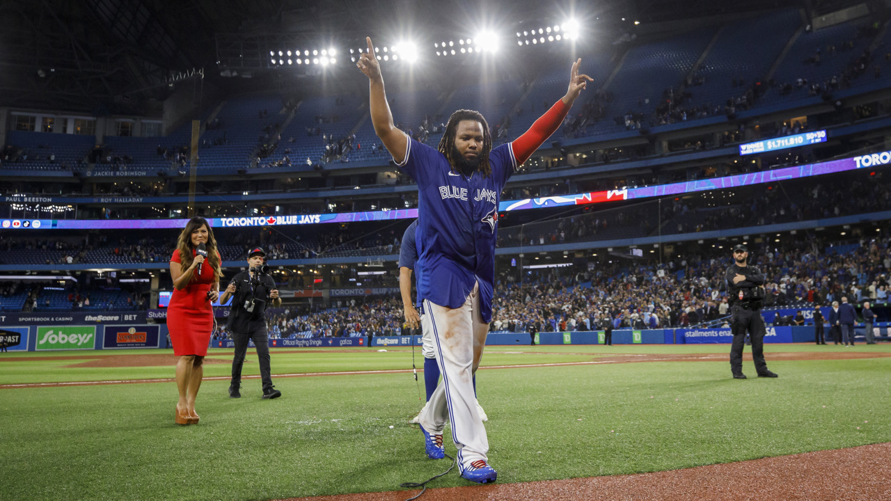 Trimmer Guerrero helps Jays finish series win over Yanks