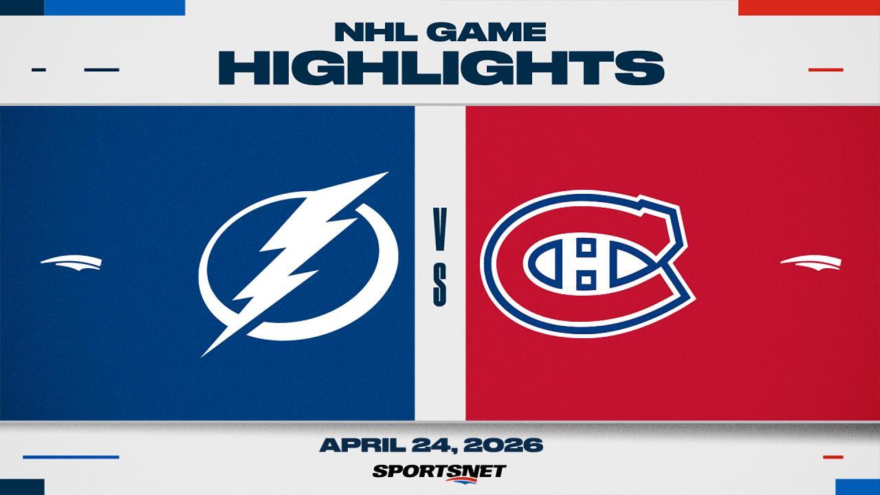 NHL Game 3 Highlights: Canadiens 3, Lightning 2 (OT)