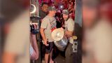 The Stanley Cup takes beating as Hurricanes celebrate victory