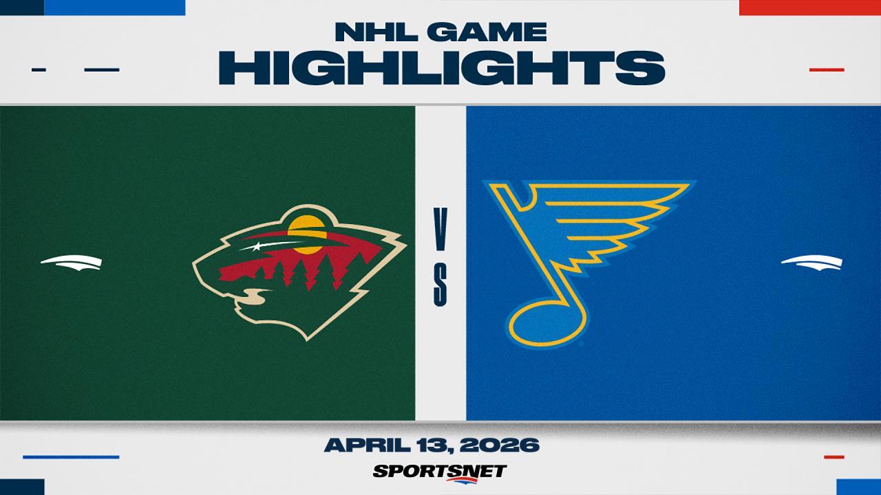 NHL Highlights: Blues 6, Wild 3