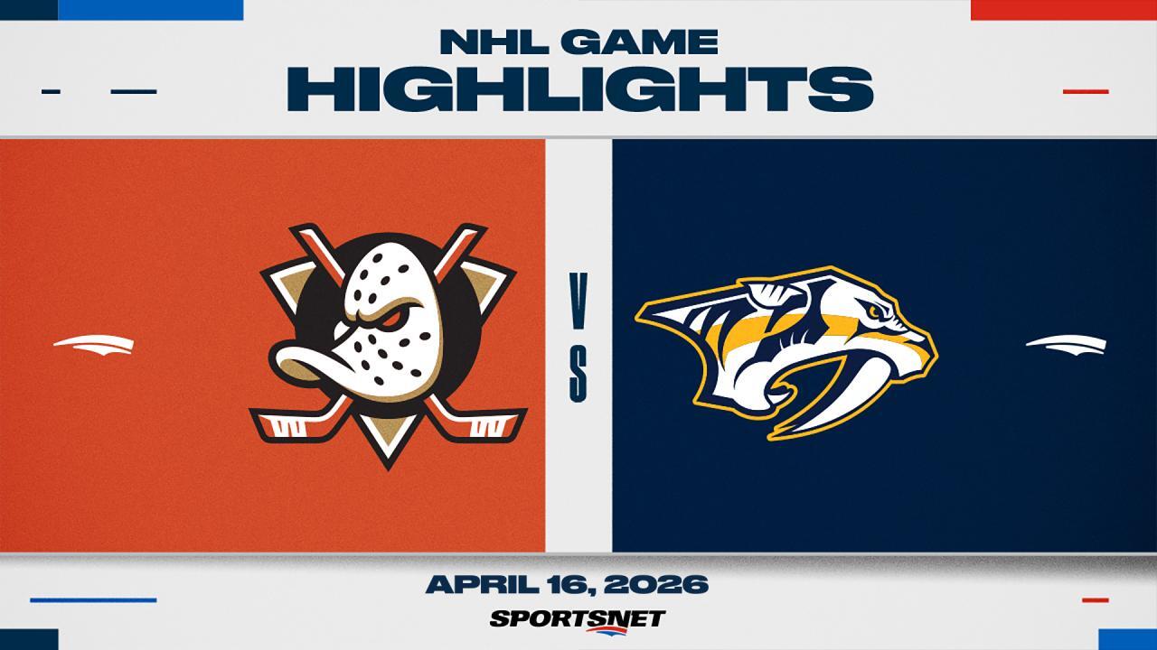 NHL Highlights: Ducks 5, Predators 4