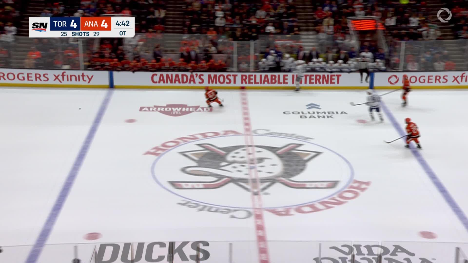 NHL Highlights: Maple Leafs 5, Ducks 4 (OT)