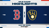 MLB Highlights: Brewers 6, Red Sox 5 (10)