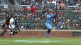 Blue Jays’ Okamoto crushes game-tying two-run homer vs. Braves