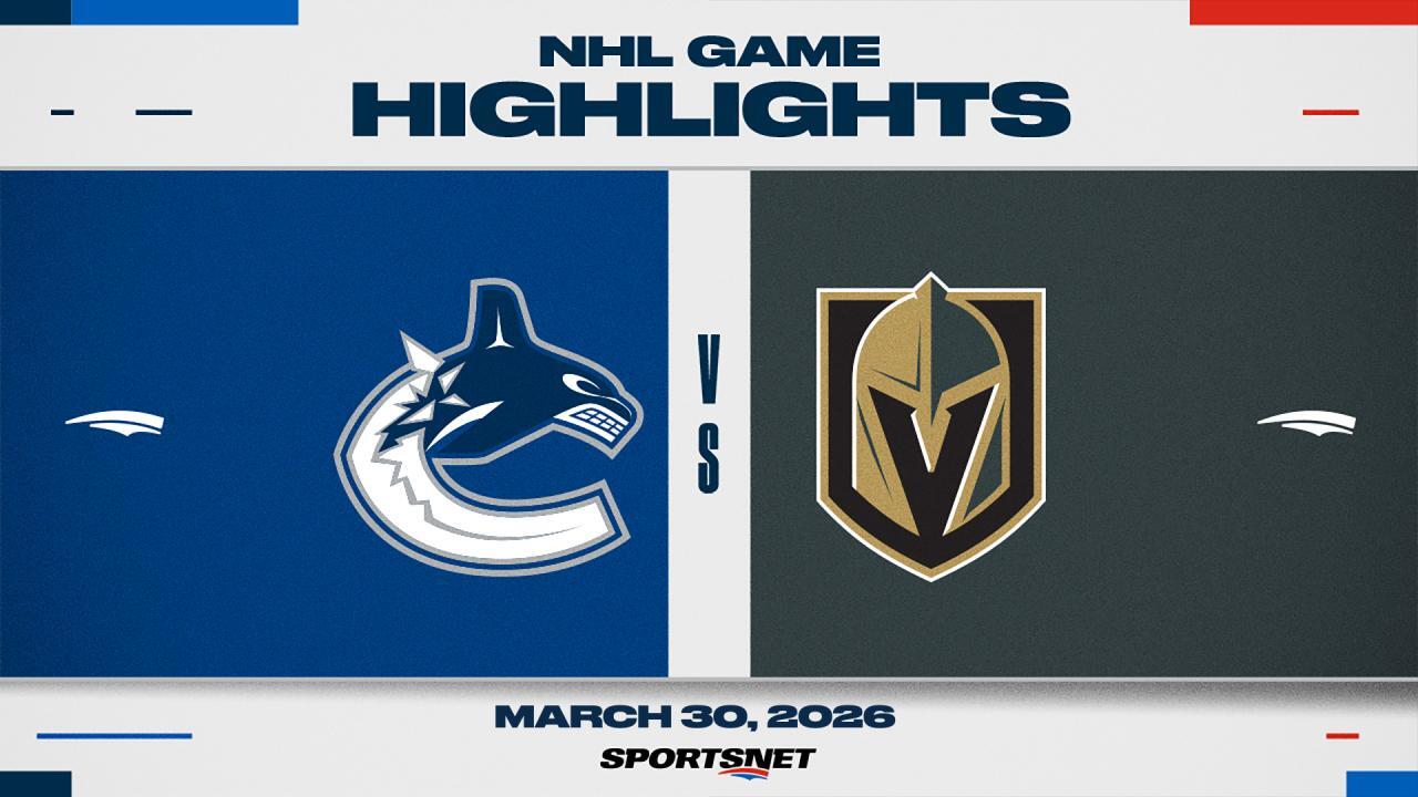 NHL Highlights: Golden Knights 4, Canucks 2