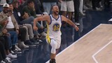 Curry drains filthy step-back three to put Warriors ahead in final minute