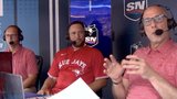 Blue Jays legend Russell Martin joins the booth for an electric third inning