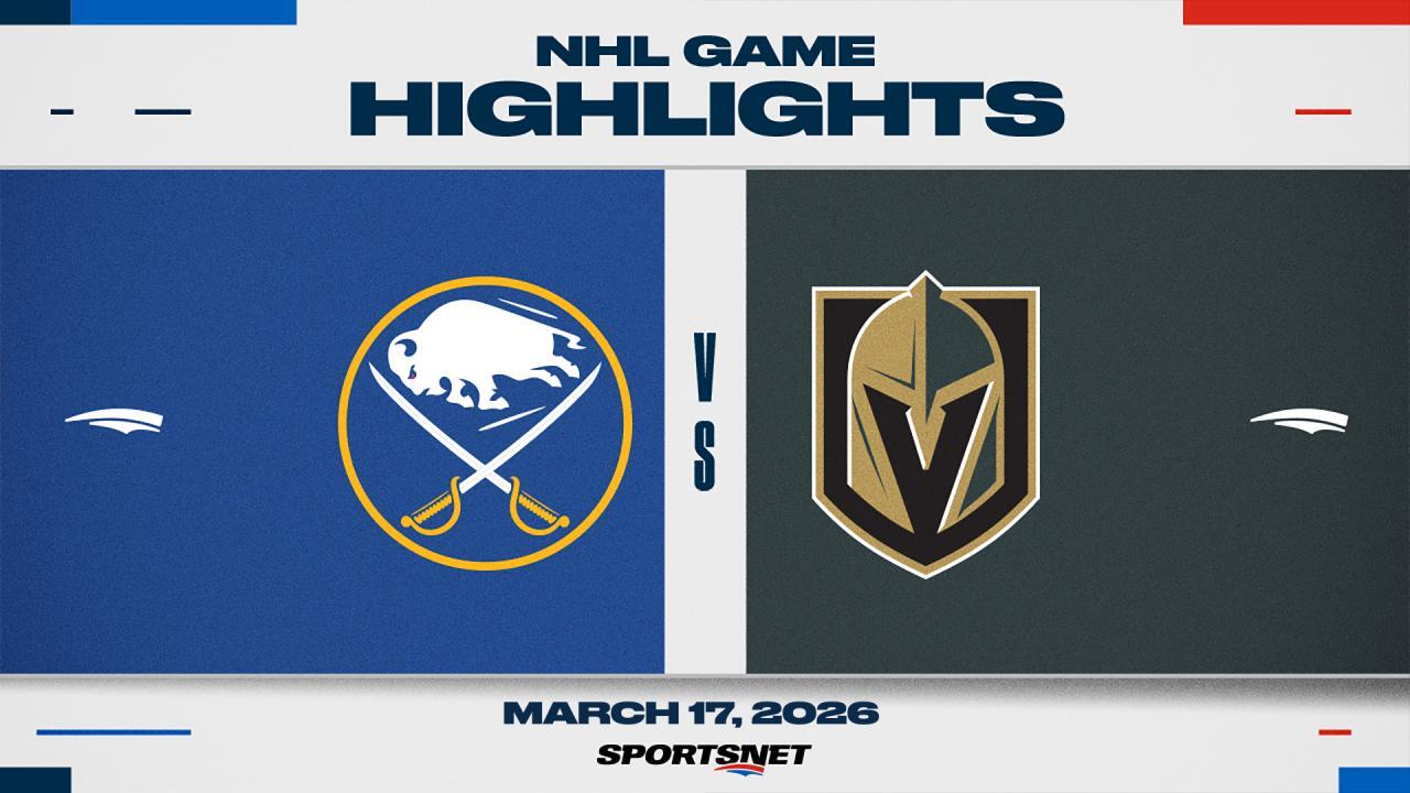 NHL Highlights: Sabres 2, Golden Knights 0