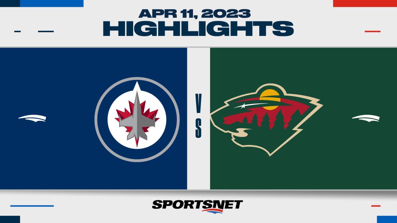 Adam Lowry vs. Ryan Reaves, April 11, 2023 - Winnipeg Jets vs