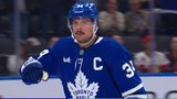Maple Leafs’ Matthews redirects Rielly shot for first of season