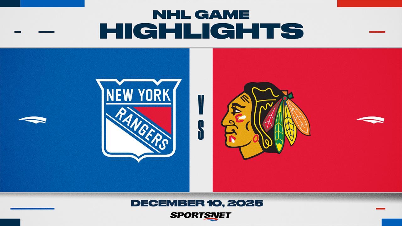 NHL Highlights: Blackhawks 3, Rangers 0