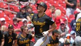 Pirates’ Lowe motors for inside-the-parker after just missing HR blast